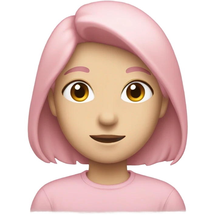 Light pink bis emoji