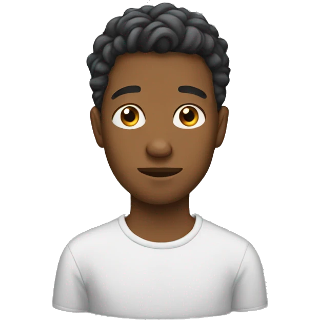 
missed young man emoji