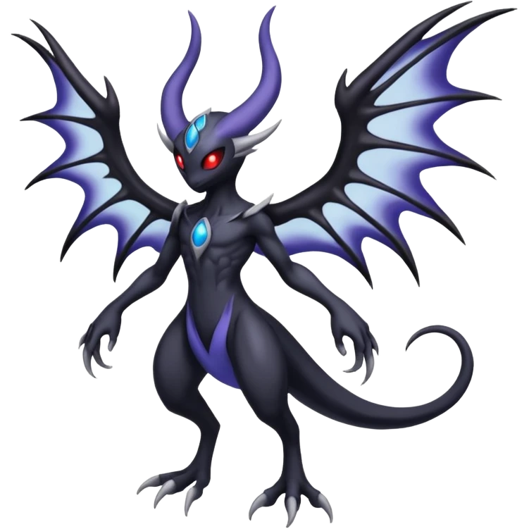Lunala-Darkrai-Fakémon-hybrid-creature (full body)  emoji