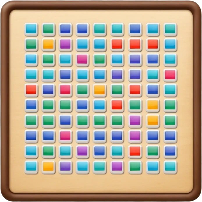 Collage board with polaroid photo emoji