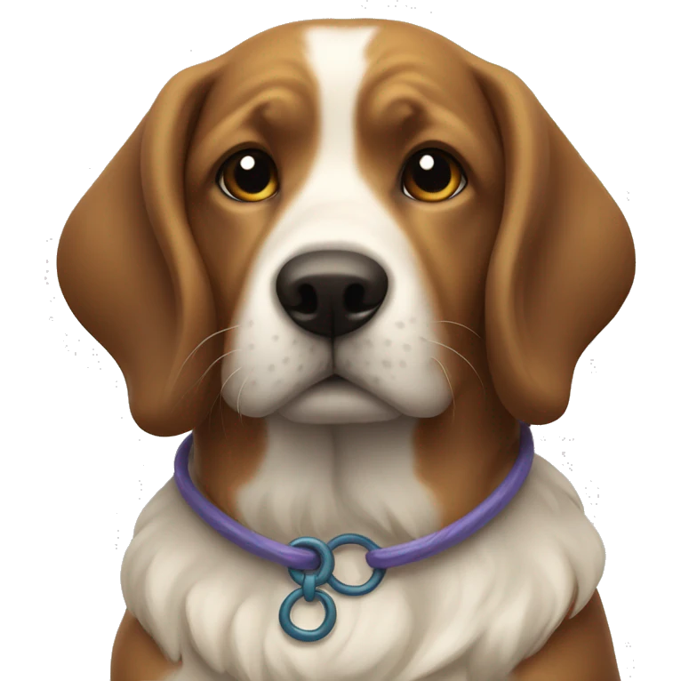 A dog With a Loop ästethic emoji