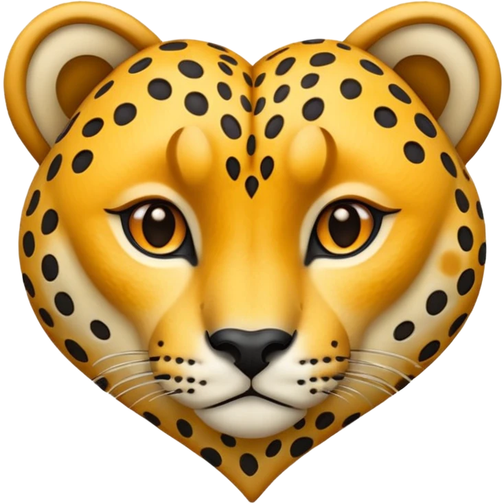 Cheetah hearts emoji