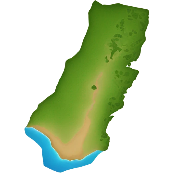 Outline of big island of Hawaii emoji
