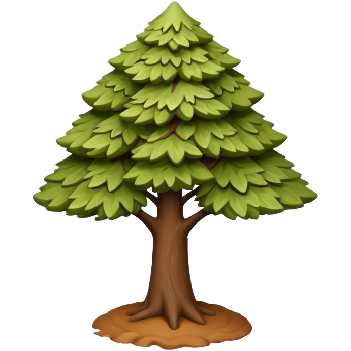small tree add on more clay emoji
