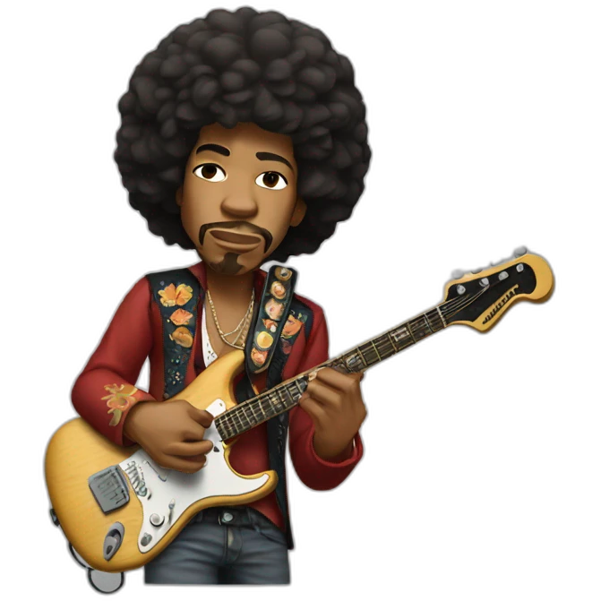 jimi hendrix emoji