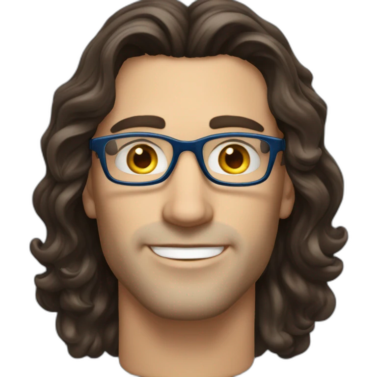 Handsome-Caucasian-man-dark-brown-wavy-hair-blue-eyes-glasses-older emoji