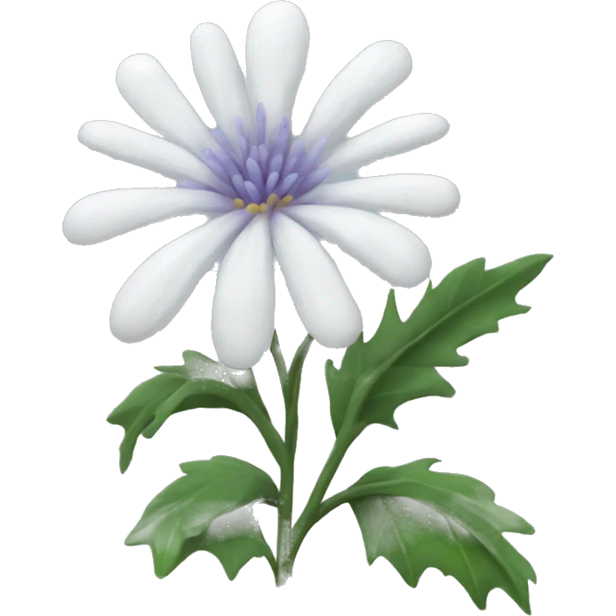 Winter flower emoji