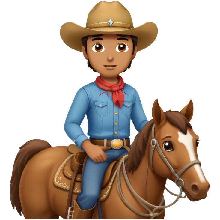 A man Riding a Horse emoji