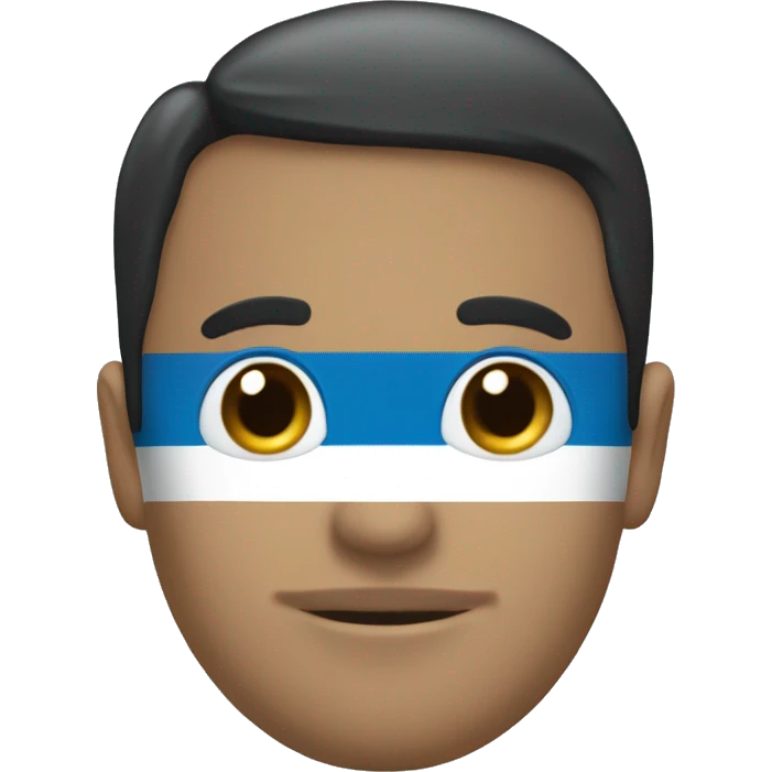 somone with Argentinian teeshirt and a frenc flag emoji