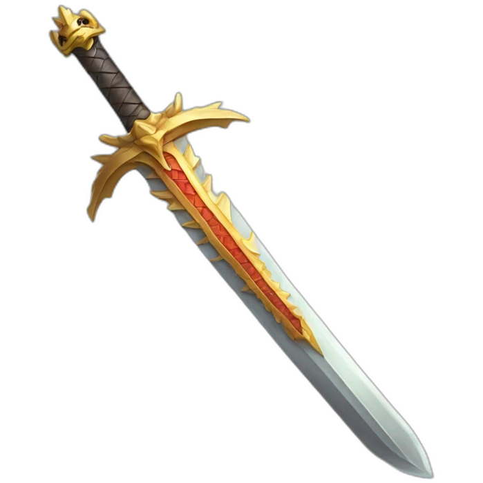 Dragon sword emoji
