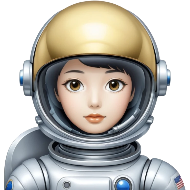 Astronaut robot style hajime sorayama emoji
