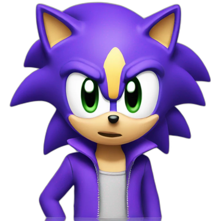 Sonic roxo emoji