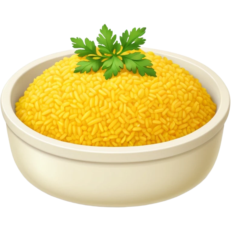 Pixel art yellow rice dish emoji