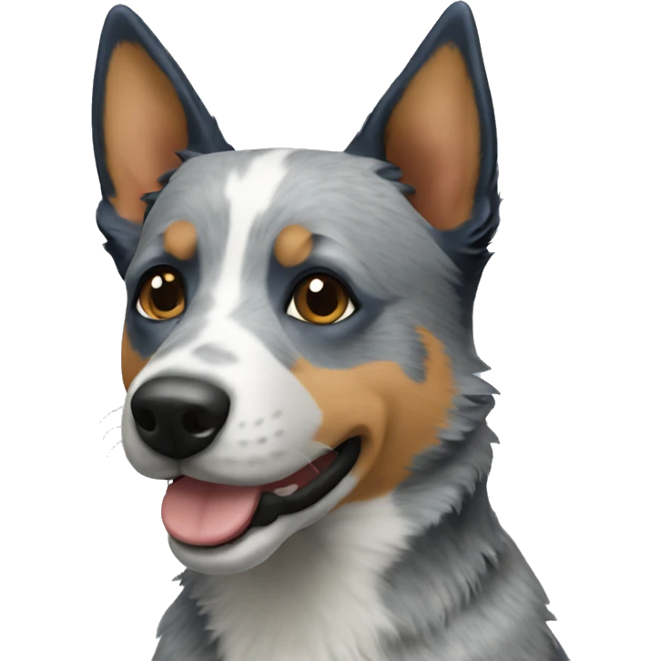 Blue heeler dog emoji