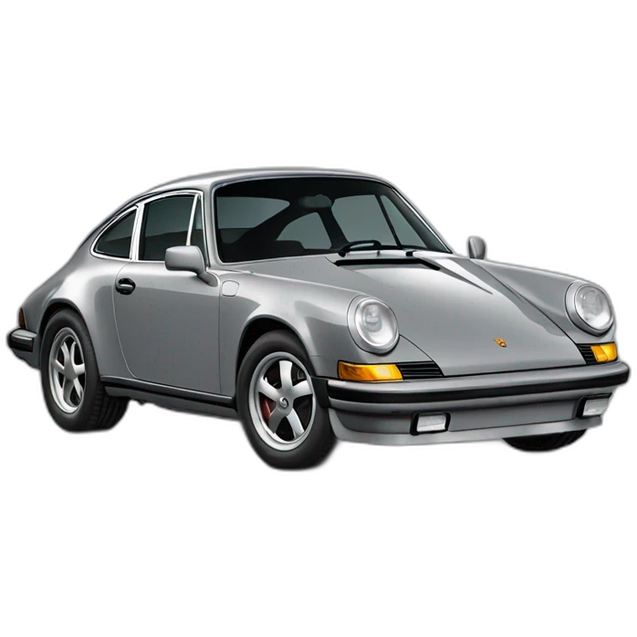 porsch 911 grey emoji