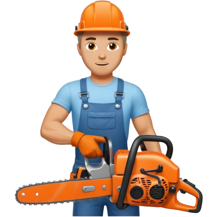 Sculptor with chainsaw,Ice Sculptors emoji