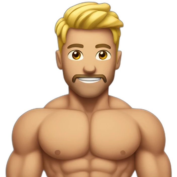 muscle gay emoji