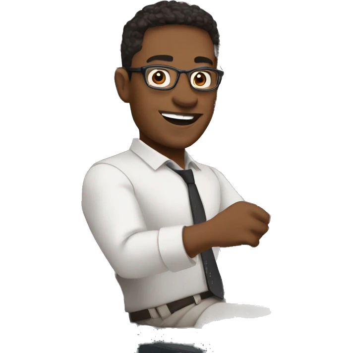 IT teacher driving TESLA emoji