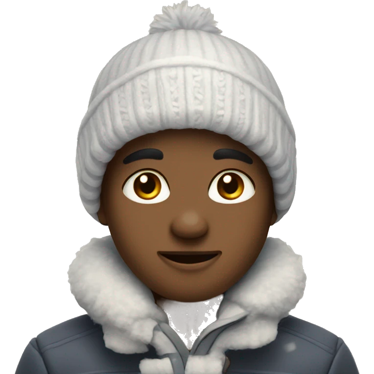 Cute winter theme emoji