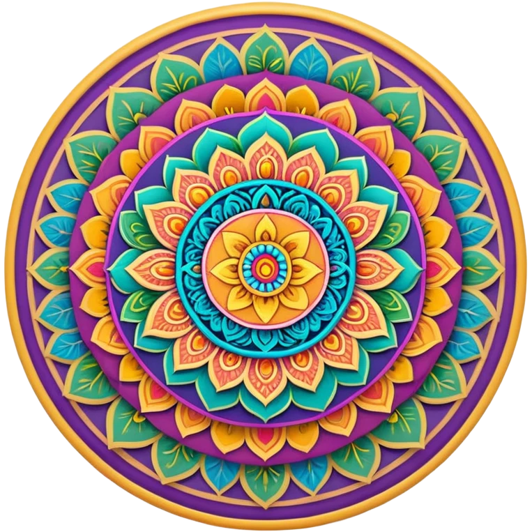 Beautiful hindi mandala  emoji