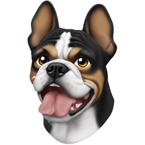 Aj Tracey as a bulldog emoji