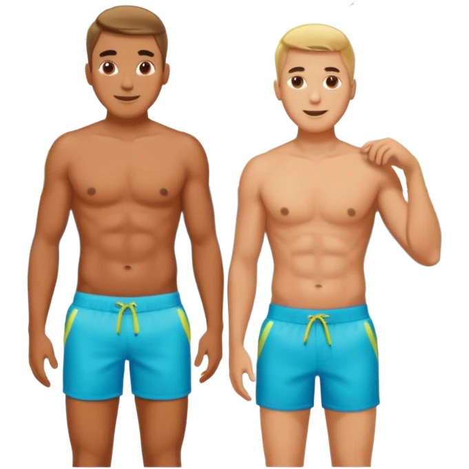 GAY men island  emoji