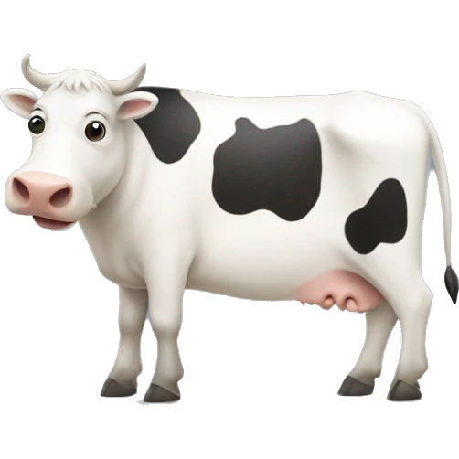 mix of a seal and a cow  emoji