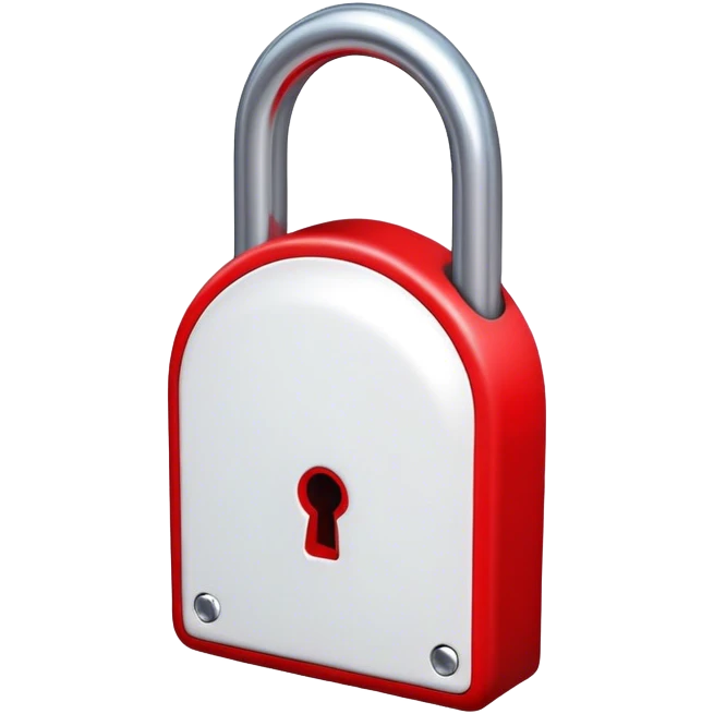 red lock emoji