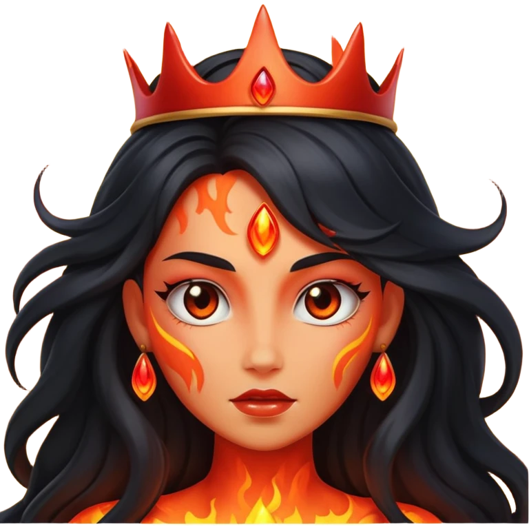 Lava queen emoji
