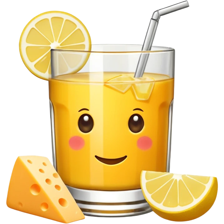 Sharp cheddar lemonade emoji