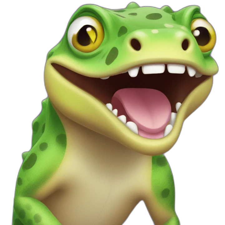 excited gecko emoji
