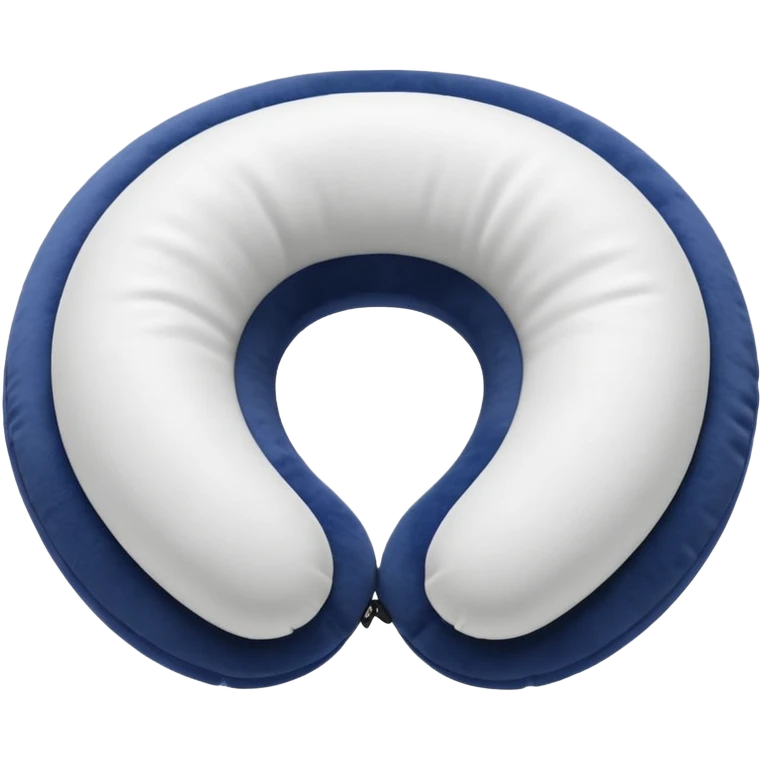 white Travel Neck Pillow emoji