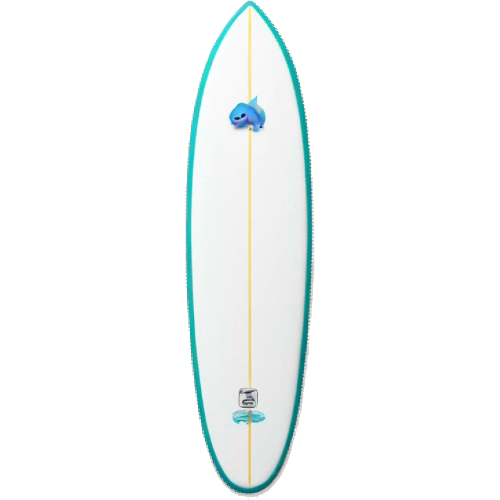 Dinosaurs on surfboard  emoji