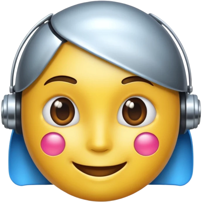 Generate a realistic emoji of AI learning something emoji