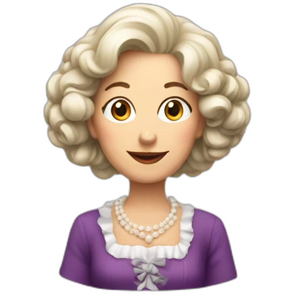 dame de cantine emoji