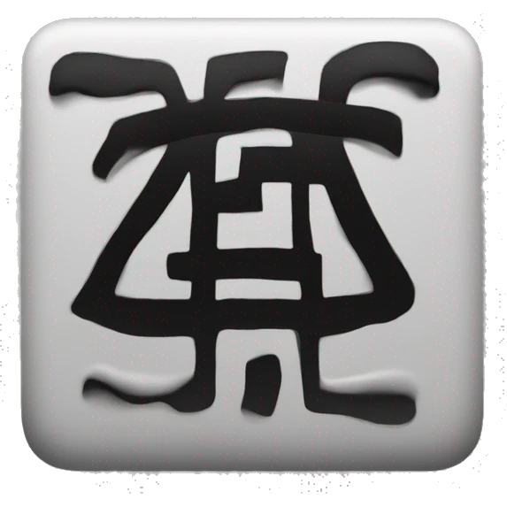 Black square with the text "EQ" written in the middle emoji