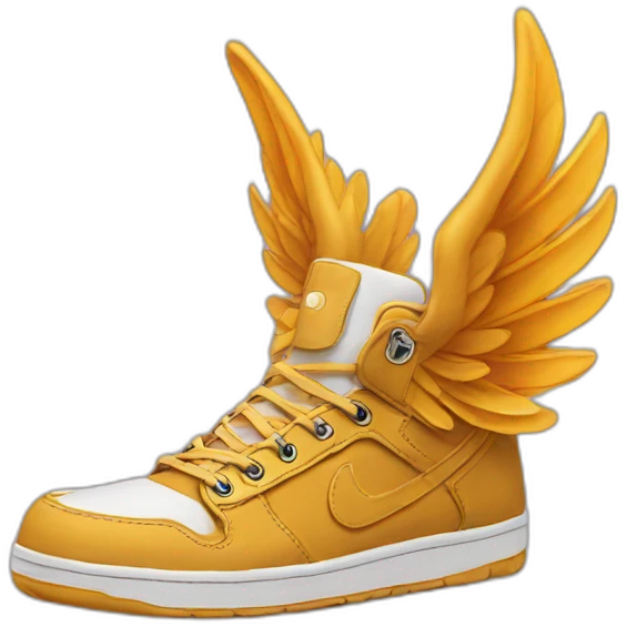shoes with wings emoji