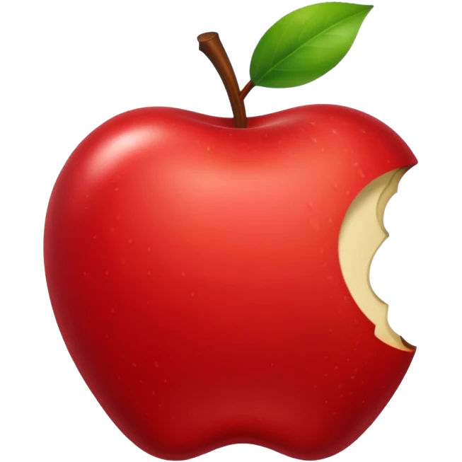 Sticker de la manzanita de iPhone emoji