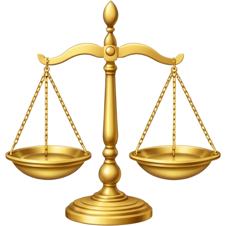 Libra, symbolizing moral values. emoji