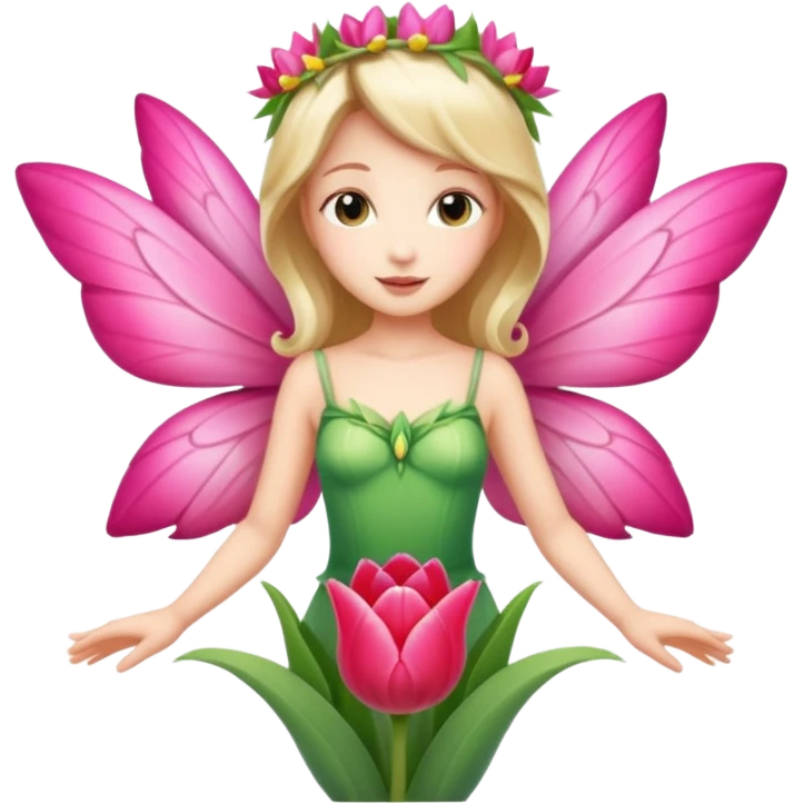 Tulip wings,Flower Fairy. emoji