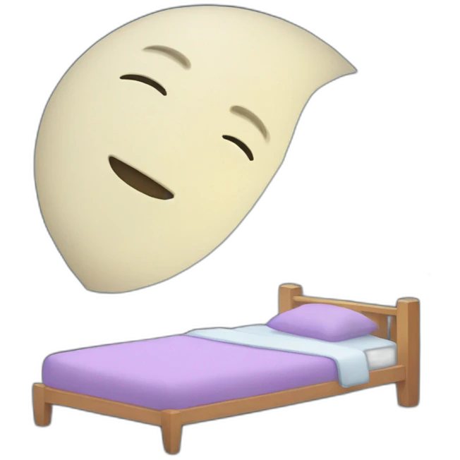 Moon sleep emoji