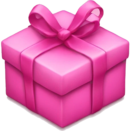 Pink present emoji