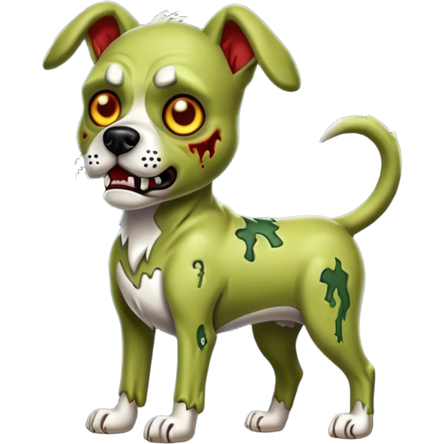 zombie dog full body emoji