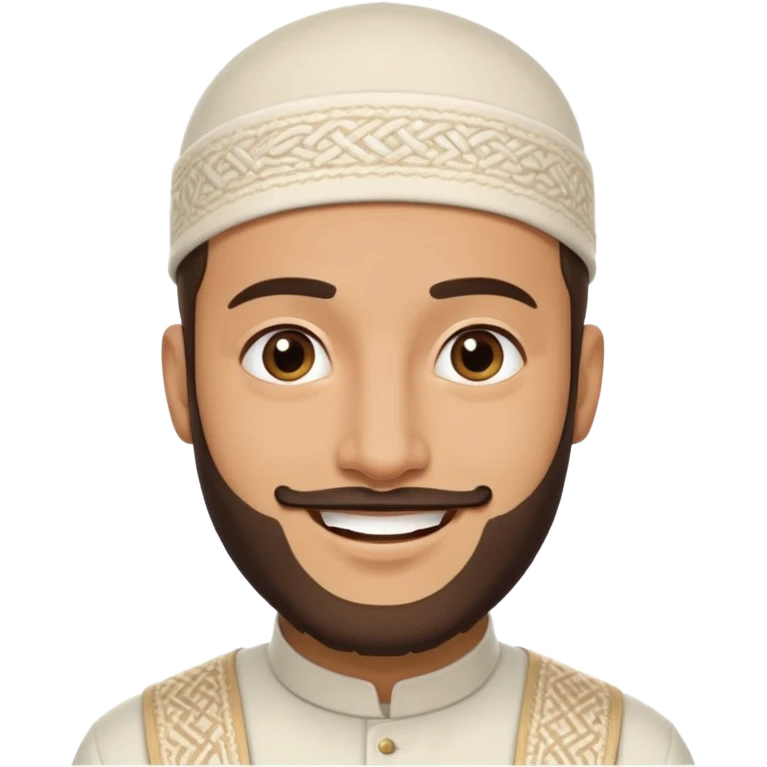 happy muslim man emoji