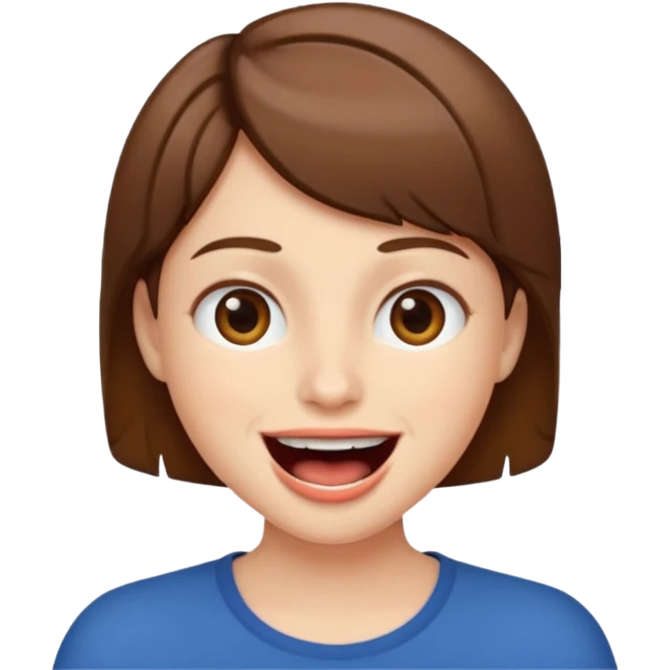 Announcement with mouth emoji