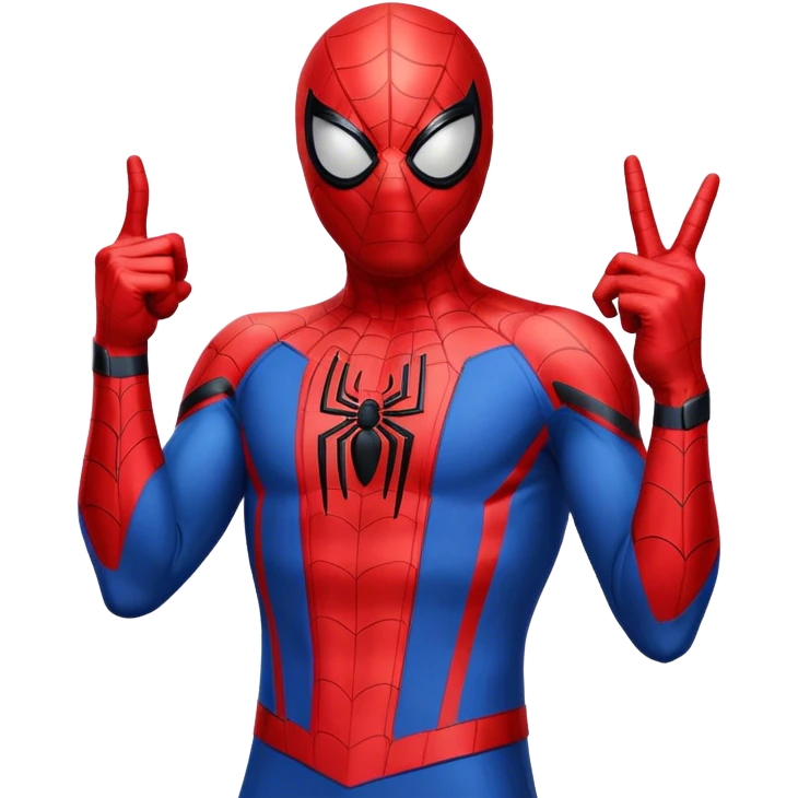 𝙎𝙥𝙞𝙙𝙚𝙧𝙢𝙖𝙣 𝙨𝙝𝙤𝙬𝙞𝙣𝙜 𝙝𝙞𝙨 𝙢𝙞𝙙𝙙𝙡𝙚 𝙛𝙞𝙣𝙜𝙚𝙧 emoji