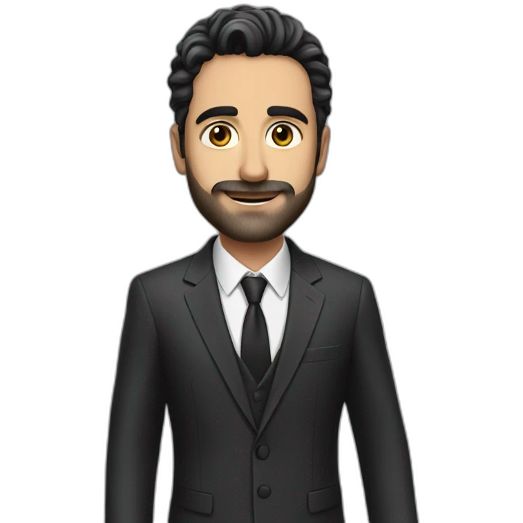 very realistic alex hormozi in a suit emoji