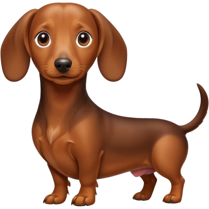 Perro salchicha emoji