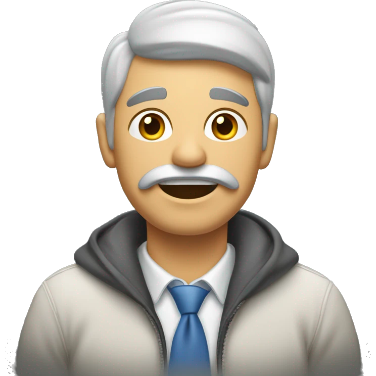 Homme qui tire la langue sur le côté avec un air hautain  emoji