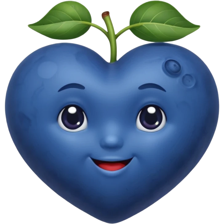 heart blueberry farm  emoji